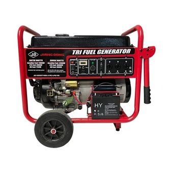 موتور برق جیانگ دانگ 12کیلووات سه فاز سه گانه اتوماتیک مدل JD12000THEBT-A-RC-LPG-NG