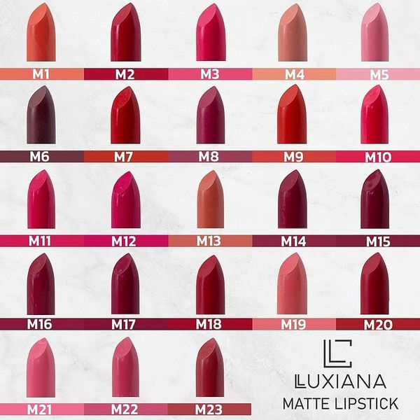 رژ لب های برند لوکسیانا matte lipstick LUXIANA