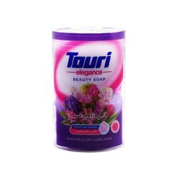 صابون شستشو مرطوب‌کننده بدن توری مدل یاس مناسب برای پوست معمولی وزن 100 گرم بسته 4 عددی