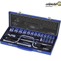 جعبه بکس هیوندای 24 پارچه 1/2 اینچ مدل HT-9124