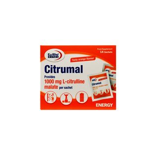 ساشه سیترومال با طعم پرتقال یوروویتال - 1000 میلی‌گرم  بسته 14 عددی*390
