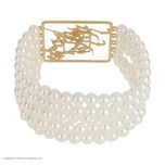 دستبند زنانه طرح شعر کد QW5