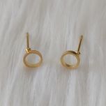 گوشواره زنانه مدل میخی طرح دایره کد shape111*619