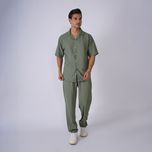 ست پیراهن و شلوار مردانه مدل پارچه مراکشی بیسکویتی خنک SET-4
