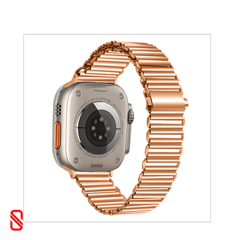 بند فلزی مدل کرکره ای  مناسب برای اپل واچ 38/40/41میلیمتری