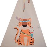 چادر بازی کودک مدل سرخپوستی طرح حیوانات PT520