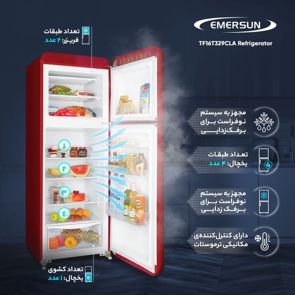 یخچال و فریزر 16 فوت امرسان مدل CB16CLA-C01