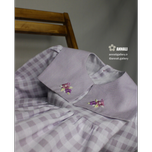 ست بلوز شلوار دخترانه مانیا رنگ یاسی