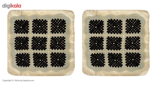 سرویس روتختی شاهو مدل Black Pearl دو نفره 7 تکه