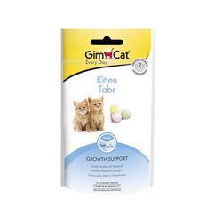 قرص مکمل بچه گربه جیم کت مدل طعم شیراورجینال شرکتی  وزن 40 گرم