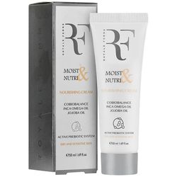 کرم آبرسان آر.اف رویال فم مدل Moist & Nutri مناسب پوست خشک و حساس حجم 50 میلی لیتر