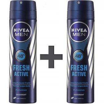 اسپری مردانه نیوآ مدل Fresh Active حجم 150 میلی لیتر - 2 عددی