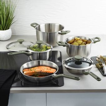 سرویس قابلمه استیل برگهف 8پارچه مدل META3950637