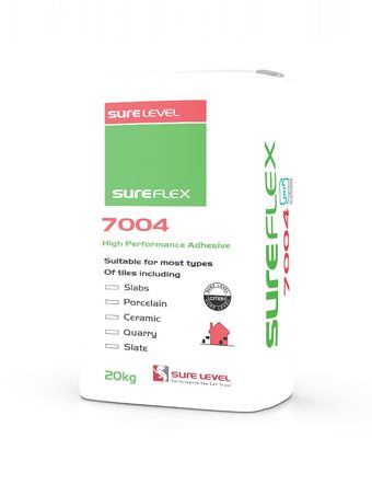 چسب کاشی و سرامیک پودری 7004 sure flex سفید (مخصوص اسلب)