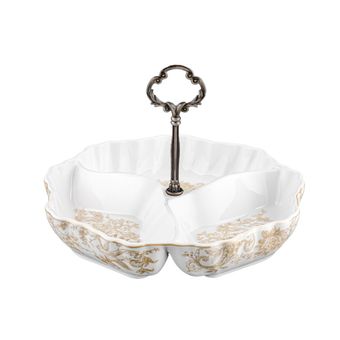 اردو خوری گرد سه خانه گلدکیش طرح سارینا کد 6-GK701116