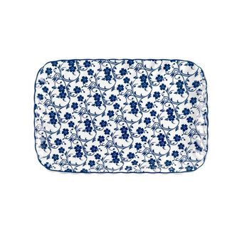 دیس پذیرایی مستطیل گلدکیش طرح مانیسا سایز کوچک کد GK701131-13