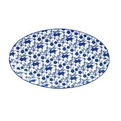 دیس پذیرایی بیضی گلدکیش طرح مانیسا سایز کوچک کد GK701141-13