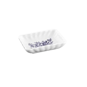 ظرف سرو مستطیل بزرگ تکی طرح لوتوس مدل GK701161-1