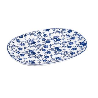 پیش دستی بیضی گلدکیش طرح مانیسا کد GK701165-13 ست 6 عددی