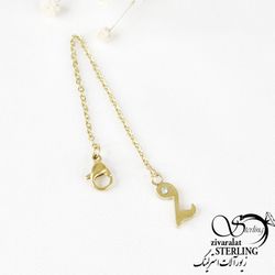 آویز ساعت تک نگین کد 7086