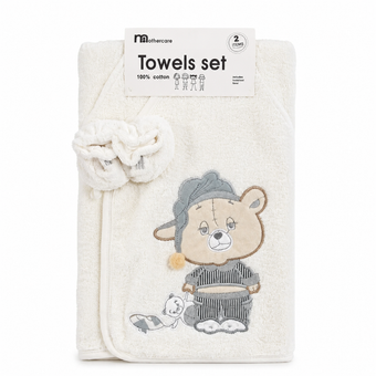 ست حوله نوزادی 5 تکه مادرکر Mothercare — بهداشت و نرمی برای پوست حساس