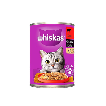 کنسرو گربه ویسکاس با طعم گوشت