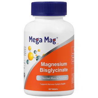 قرص منیزیم بیس گلایسینات مگامگ 400 سمر طب درمان بسته 60 عددی*52