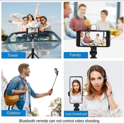 پایه مونوپاد تلسکوپی چراغ دار