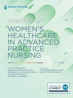 Women’s Healthcare in Advanced Practice Nursing 2024