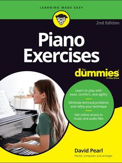 کتاب تمرین پیانو Piano Exercises For Dummies