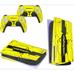 اسکین اورجینال سایبربانک برای پلی استیشن 5 فت استاندارد مدل  Playstation 5 Cyber Punk