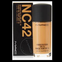 کرم پودر استودیو فیکس مک MAC Studio Fix Fluid SPF15 – رنگ NC42 (اصل)