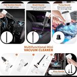 جارو دستی شارژی  | نظافت سریع و بی‌دردسر برای ماشین، میز و خانه