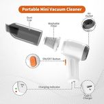 جارو دستی شارژی  | نظافت سریع و بی‌دردسر برای ماشین، میز و خانه