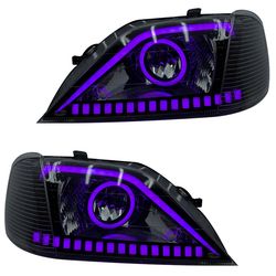 چراغ جلو خودرو گروه پژوهش صنعت مدرن مدل Tosan-Purp مناسب برای رنو L90 بسته دو عددی