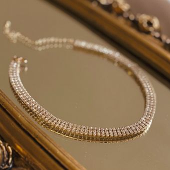 چوکر کریستالی چند ردیفه