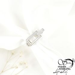 انگشتر مستطیلی عیار925 کد 7257