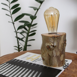 چراغ خواب چوبی روستیک