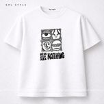 تیشرت باکسی 100٪ پنبه طرح ضد اجتماع | ضد حساسیت | کد 1426