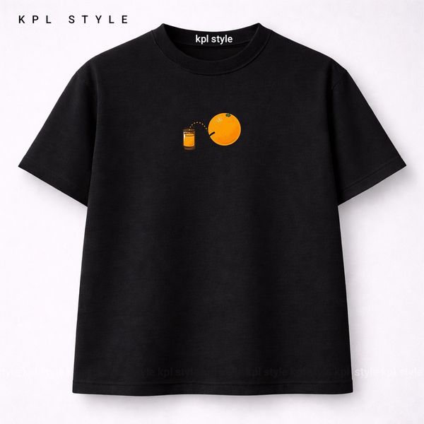 تیشرت مدل Orange قواره باکسی | %100 پنبه گرم بالا کد 1257