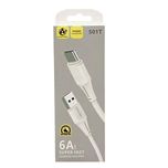 کابل تایپ سی فست شارژ Sasathree S01T 6A