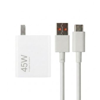 شارژر دیواری 45 وات مدل MDY-17-EE همراه کابل تبدیل USB به USB-C