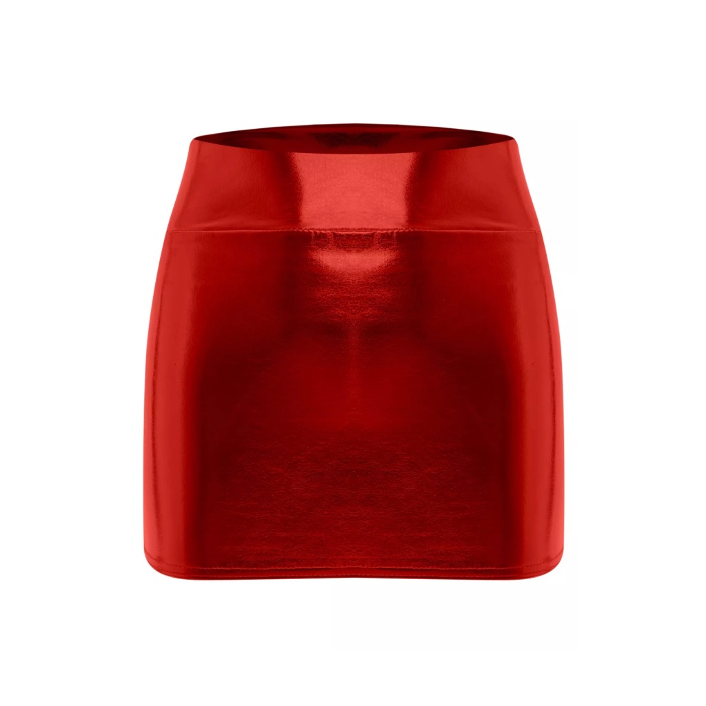 دامن دیسکویی قرمز