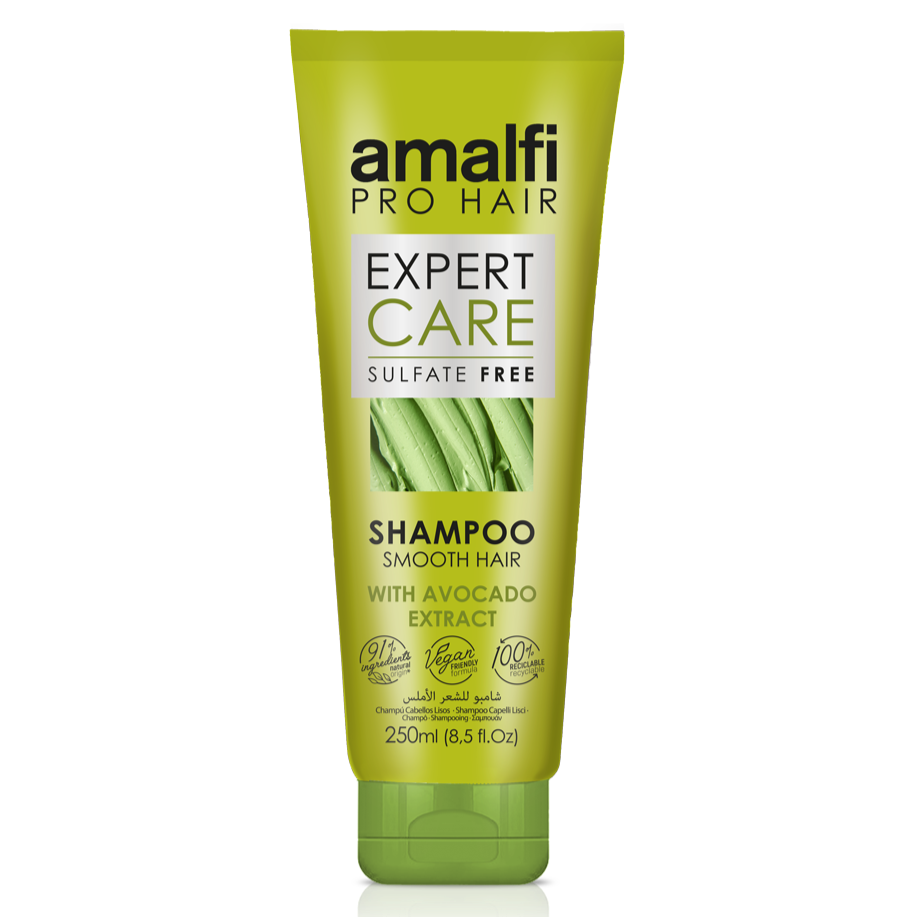 شامپو سر اسپانیایی بدون سولفات برای موهای صاف با عصاره آووکادو آمالفی 250 میلی Amalfi Sulphate-free conditioner Straight hair