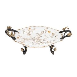 سینی گرد گلدکیش طرح نیاتوس سایز بزرگ کد GK738301