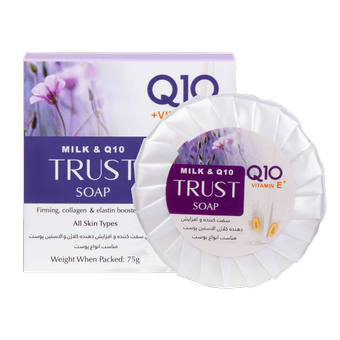 صابون تراست حاوی پروتئین شیر و Q10 وزن 75 گرم