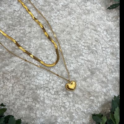 گردنبند دولاین قلب