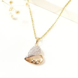 گردنبند قلبی برند ژوپینگ کد 7462