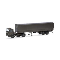 MAN F8 canvas semitrailer truck "Bundeswehr" 747080