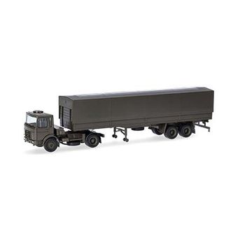 MAN F8 canvas semitrailer truck "Bundeswehr"   747080